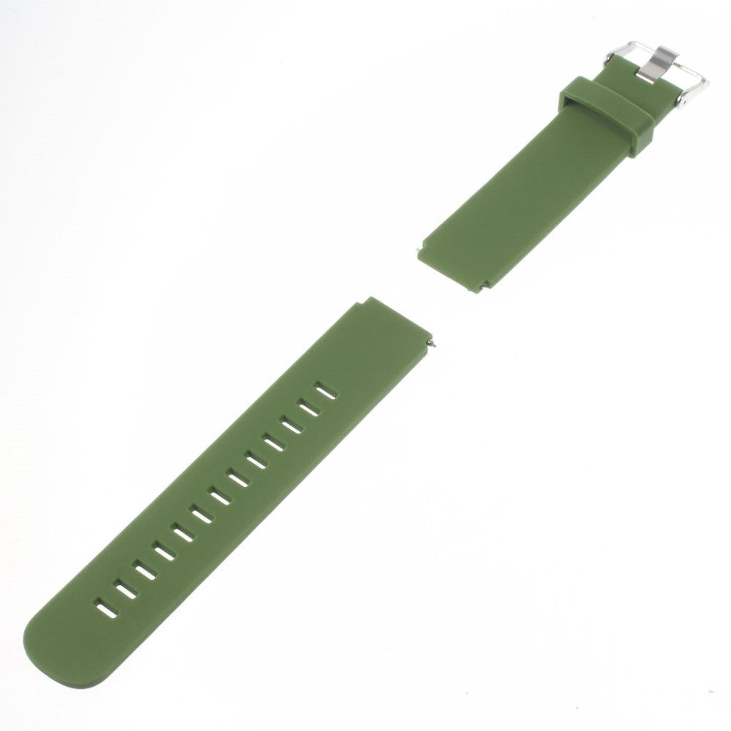 Helt vildt pænt Huawei Watch Silikone Rem - Grøn#serie_2