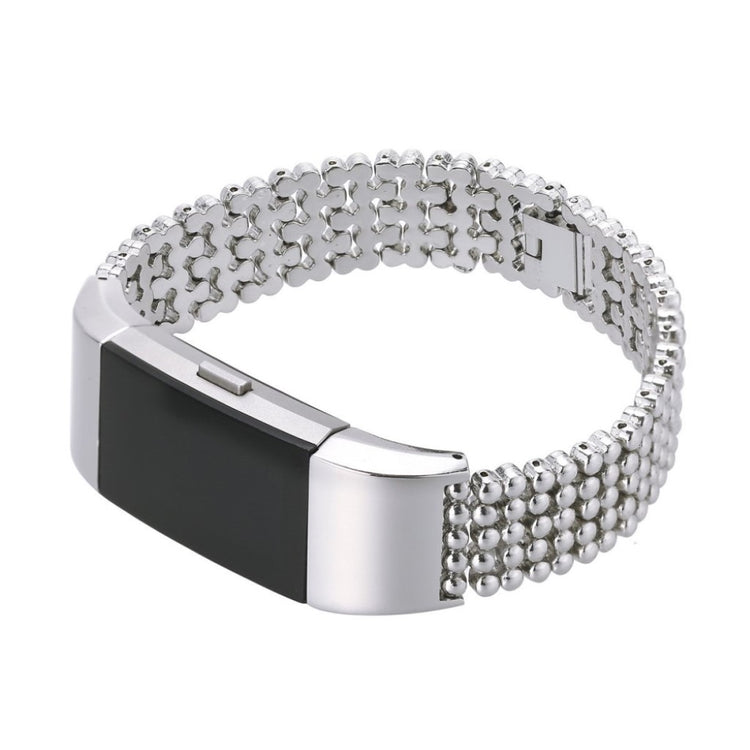 Super elegant Fitbit Charge 2 Metal Rem - Sølv#serie_2