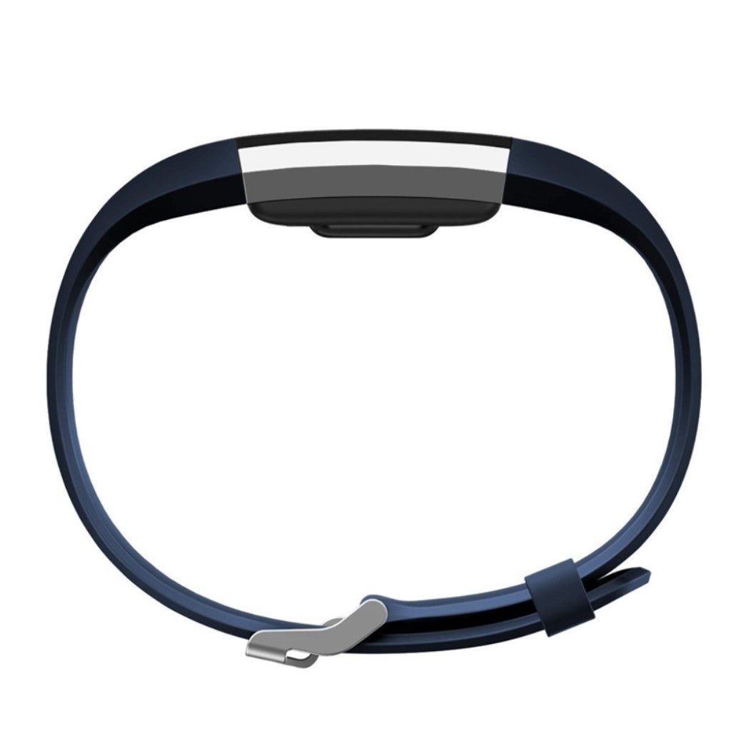 Mega cool Fitbit Charge 2 Silikone Rem - Blå#serie_4