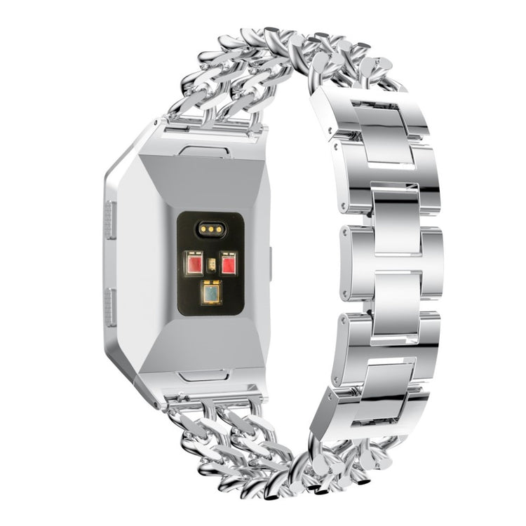 Super fint Fitbit Ionic Metal Rem - Sølv#serie_3