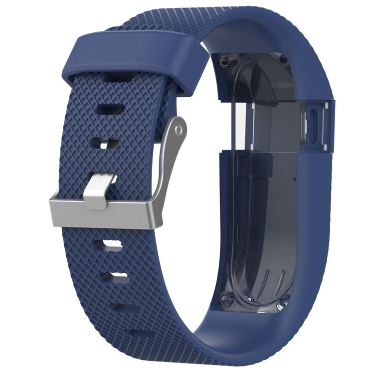 Vildt fantastisk Fitbit Charge HR Silikone Rem - Størrelse: L - Blå#serie_7