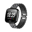 Super bra Fitbit Versa Metall och Strass Armband