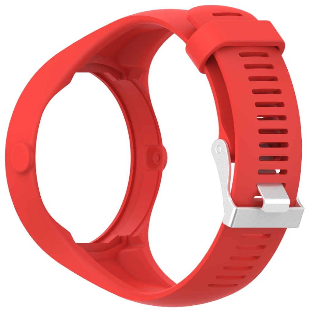 Rigtigt cool Polar M200 Silikone Rem - Rød#serie_4