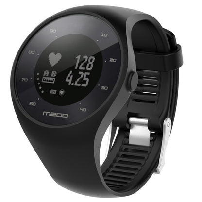 Rigtigt cool Polar M200 Silikone Rem - Sort#serie_6