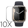10st Apple Watch Series 7 45mm Hårdplast 3D Böjd Skärmskydd