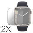 2st Apple Watch Series 7 45mm Härdat glas Skärmskydd