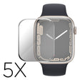 5st Apple Watch Series 7 45mm Härdat glas Skärmskydd