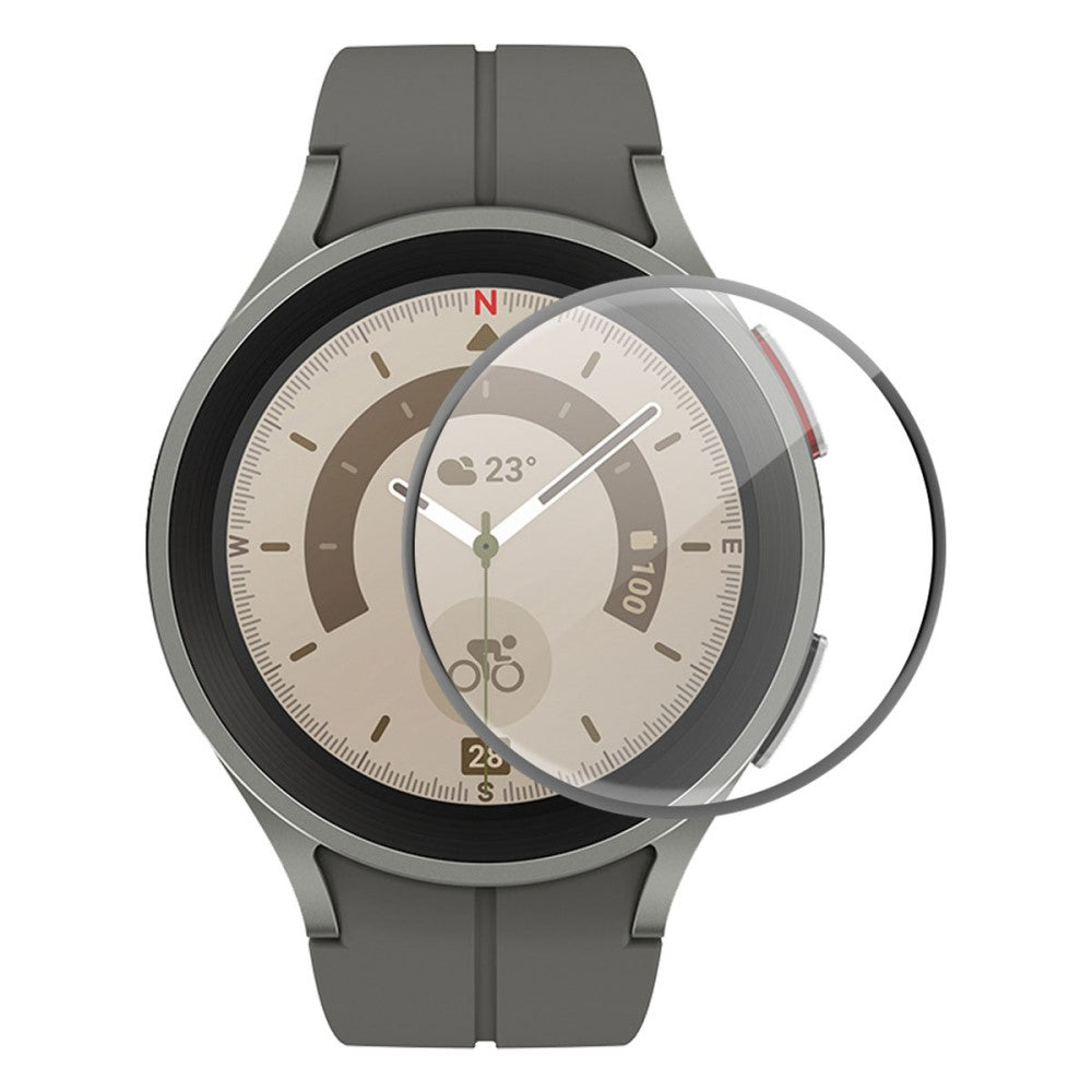 Samsung Galaxy Watch 5 Pro Plastik og Glas Skærmbeskytter - Gennemsigtig#serie_945