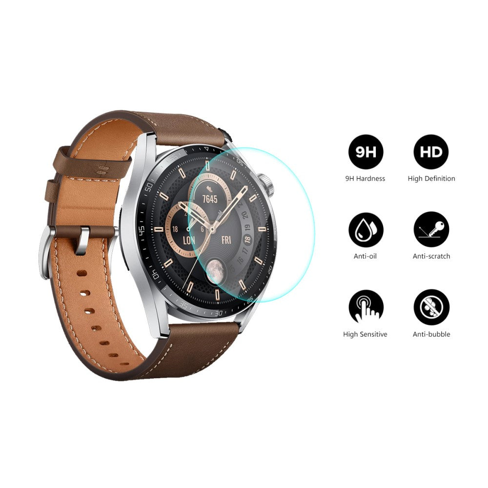 Huawei Watch GT 3 (46mm) Hærdet Glas Skærmbeskytter - Gennemsigtig#serie_315