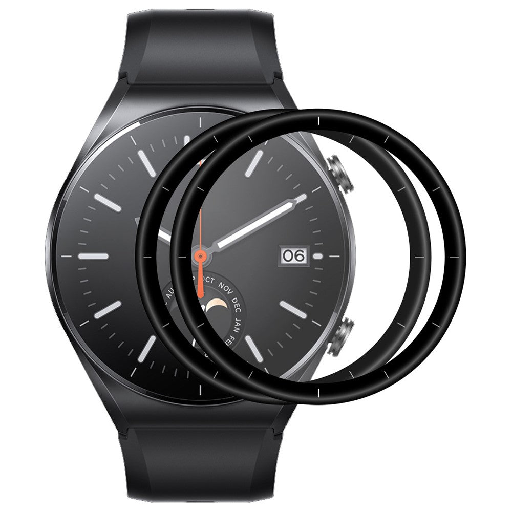 2stk Xiaomi Watch S1 Plastik  HD Skærmbeskytter - Gennemsigtig#serie_138