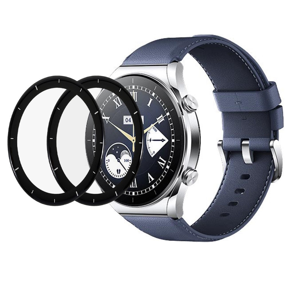2stk Xiaomi Watch S1 Plastik  HD Skærmbeskytter - Gennemsigtig#serie_346