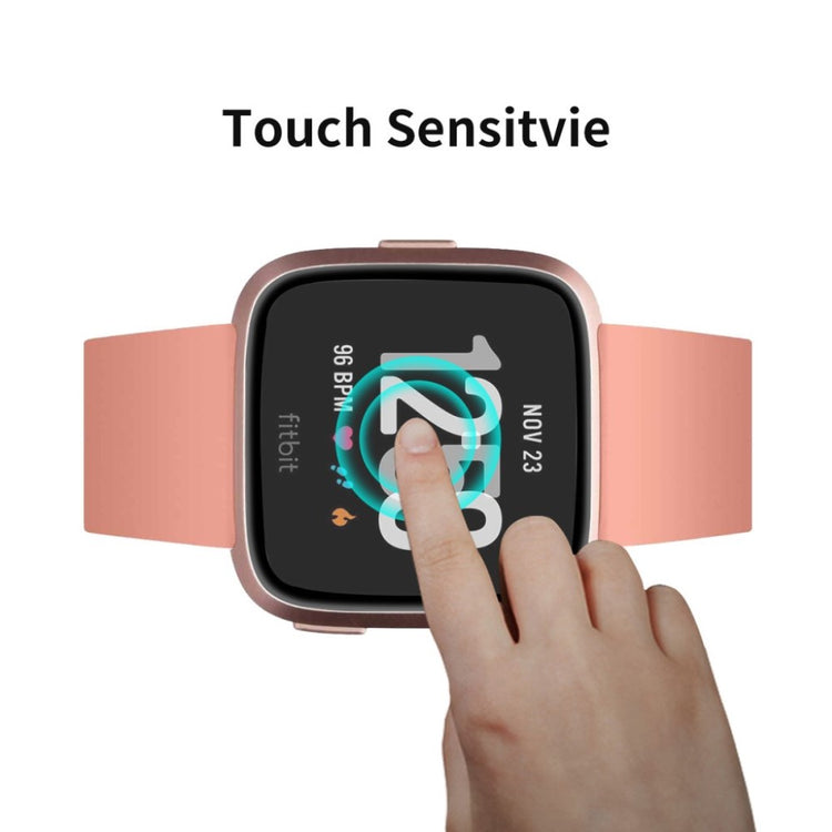 2stk Fitbit Versa 3 Plastik Skærmbeskytter - Gennemsigtig#serie_633