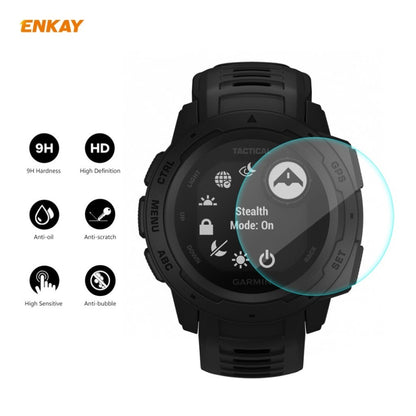 Garmin Instinct Tactical / Garmin Instinct Tide Hærdet Glas Skærmbeskytter - Gennemsigtig#serie_8