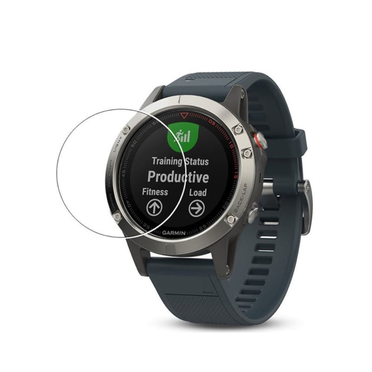 3stk Garmin Fenix 5 Hærdet Glas Skærmbeskytter - Gennemsigtig#serie_042