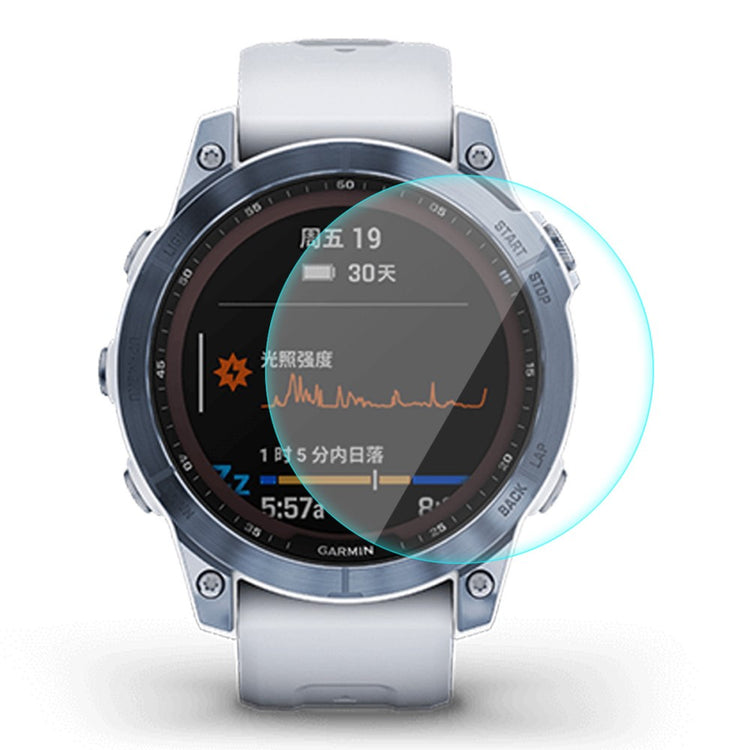 Garmin Fenix 7 Hærdet Glas  9H Skærmbeskytter - Gennemsigtig#serie_154