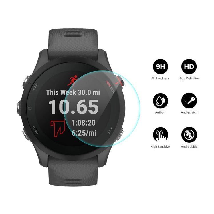 Garmin Forerunner 255 Glas Skærmbeskytter - Gennemsigtig#serie_226