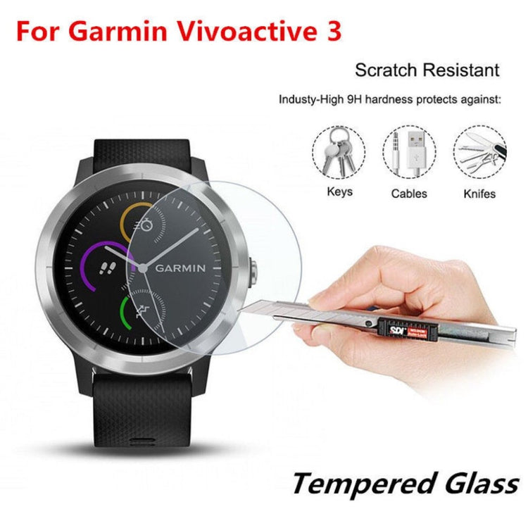 Garmin Vivoactive 3 Hærdet Glas Skærmbeskytter - Gennemsigtig#serie_035