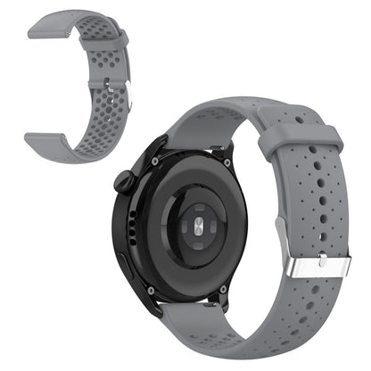 22mm Universal silicone adjustable watch strap - Grey#serie_6