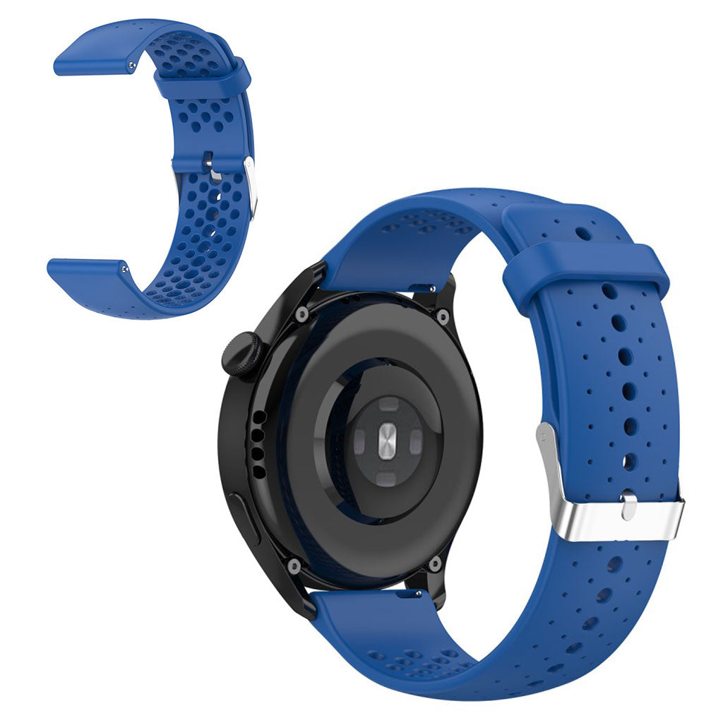 22mm Universal silicone adjustable watch strap - Blue#serie_7