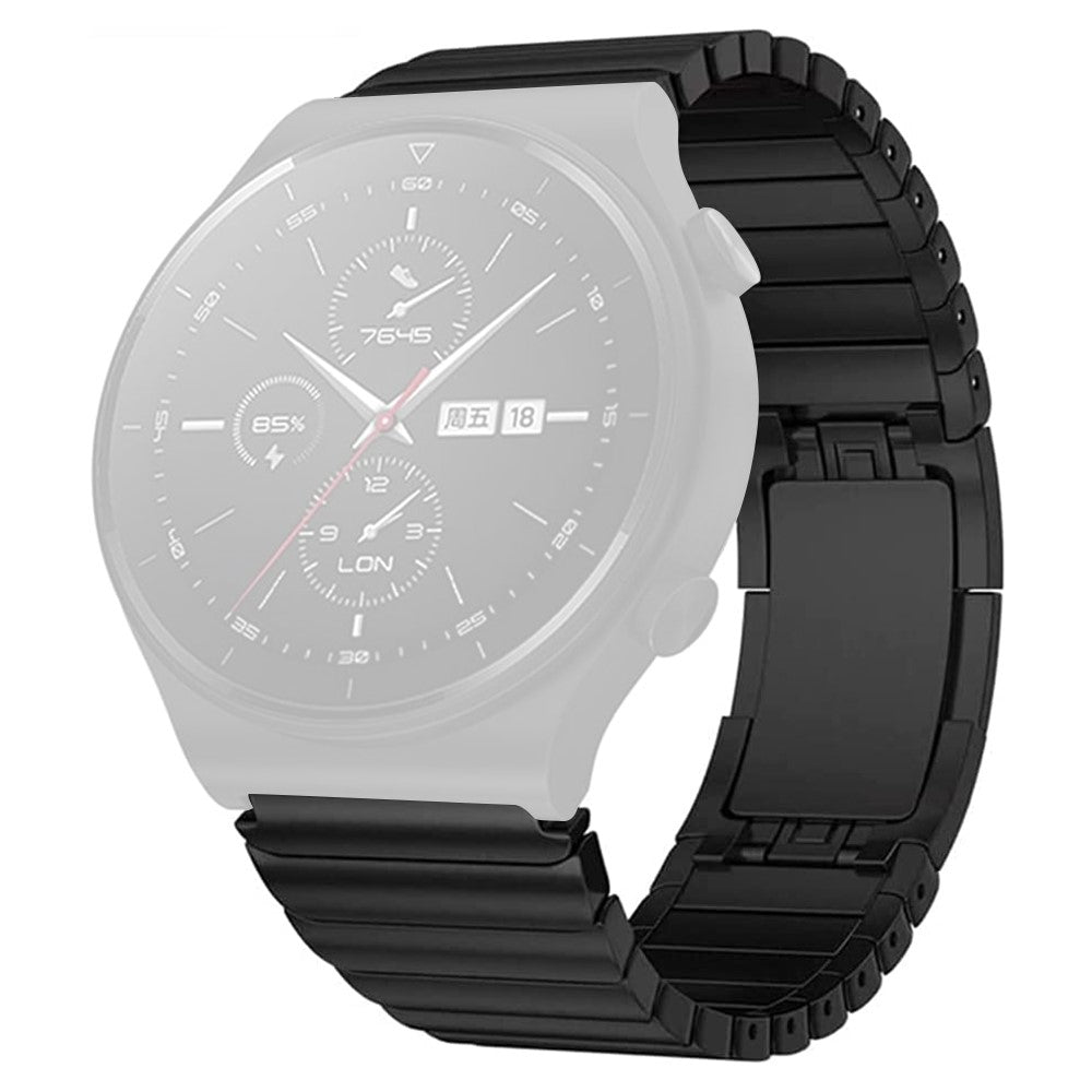 22mm Universal titanium steel watch strap - Black#serie_1