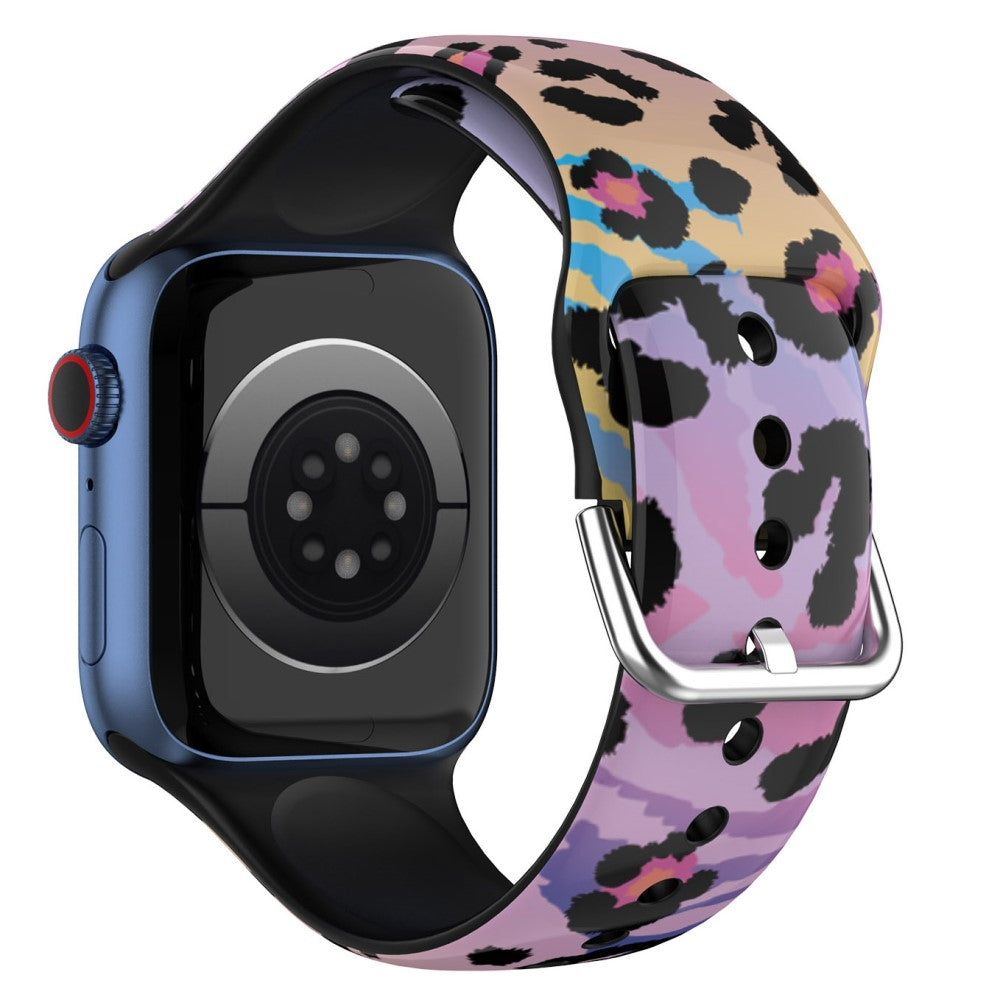 Meget slidstærk Apple Watch Series 7 41mm Silikone Rem - Flerfarvet#serie_1
