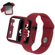Apple Watch Series 7 41mm Mjukplast Skal med Klockarmband och Härdat glas