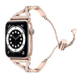 Utmärkt Apple Watch Series 7 41mm Metall och Strass Armband