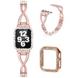 Apple Watch Series 7 41mm Metall Klockarmband med Skal