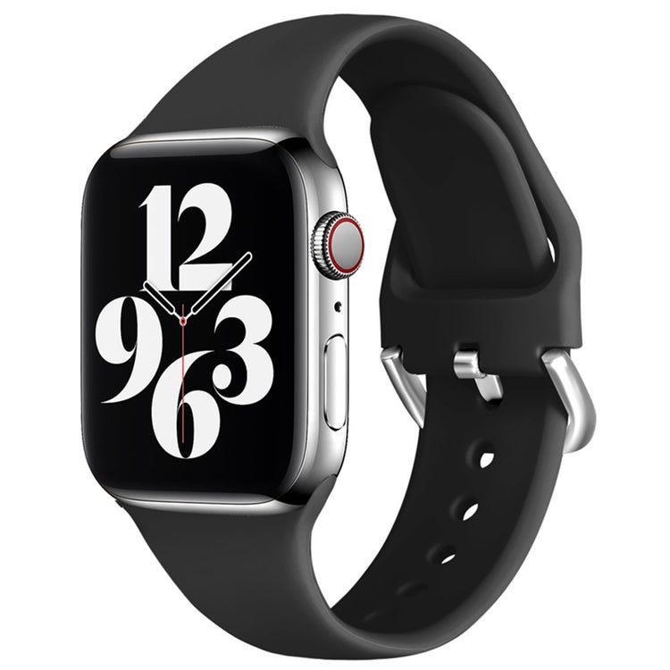 Yndigt Apple Watch Series 7 41mm Silikone Rem - Sort#serie_3