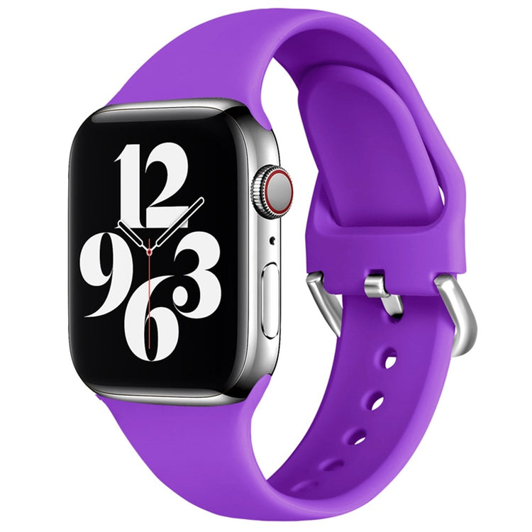 Yndigt Apple Watch Series 7 41mm Silikone Rem - Lilla#serie_9