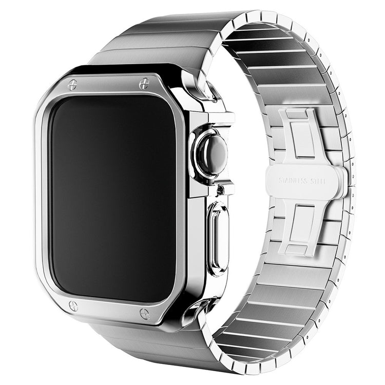 Apple Watch Series 7 41mm  Silikone Bumper  - Rød#serie_3