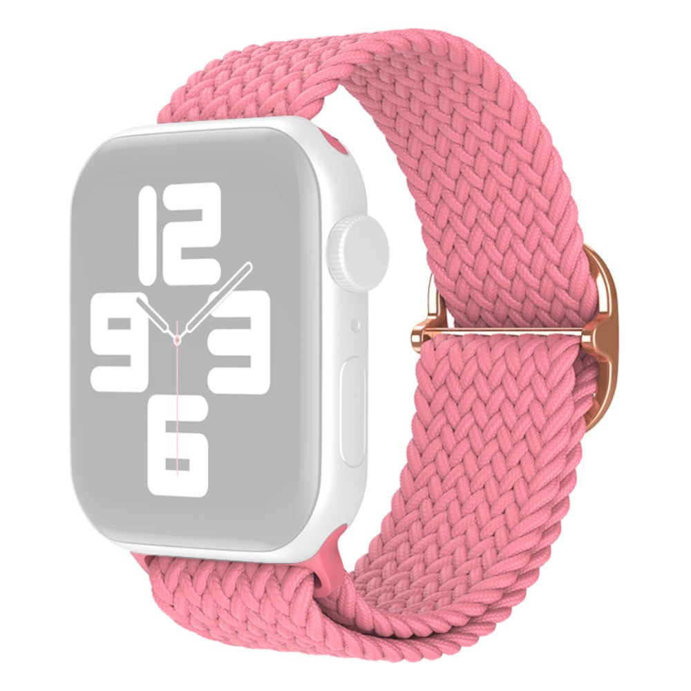 Rigtigt elegant Apple Watch Series 7 41mm Nylon Rem - Pink#serie_5