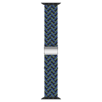 Helt vildt fantastisk Apple Watch Series 7 41mm Stof Urrem - Blå#serie_14