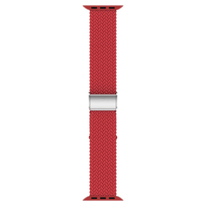 Helt vildt fantastisk Apple Watch Series 7 41mm Stof Urrem - Rød#serie_4