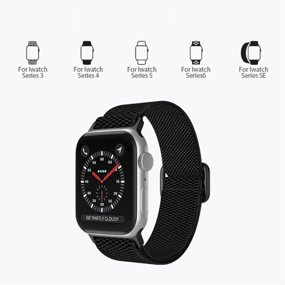 Mega fint Apple Watch Series 7 41mm Stof Urrem - Orange#serie_1