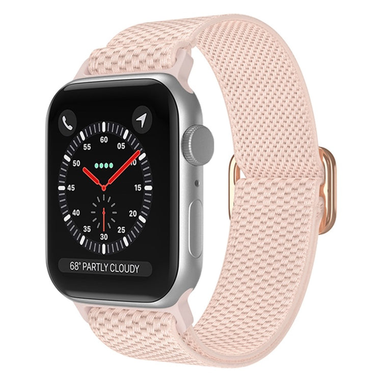 Mega fint Apple Watch Series 7 41mm Stof Urrem - Pink#serie_4