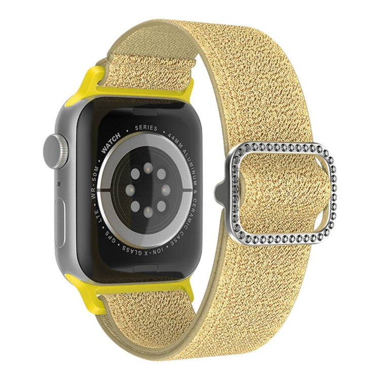 Rigtigt cool Apple Watch Series 7 41mm Nylon Rem - Guld#serie_6