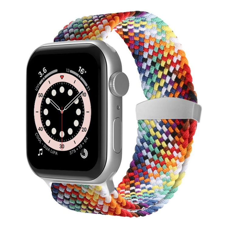 Tidsløst Apple Watch Series 7 41mm Stof Urrem - Flerfarvet#serie_4