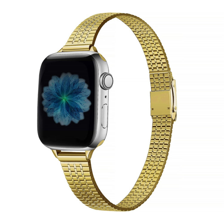 Meget cool Apple Watch Series 7 41mm Metal Rem - Guld#serie_2