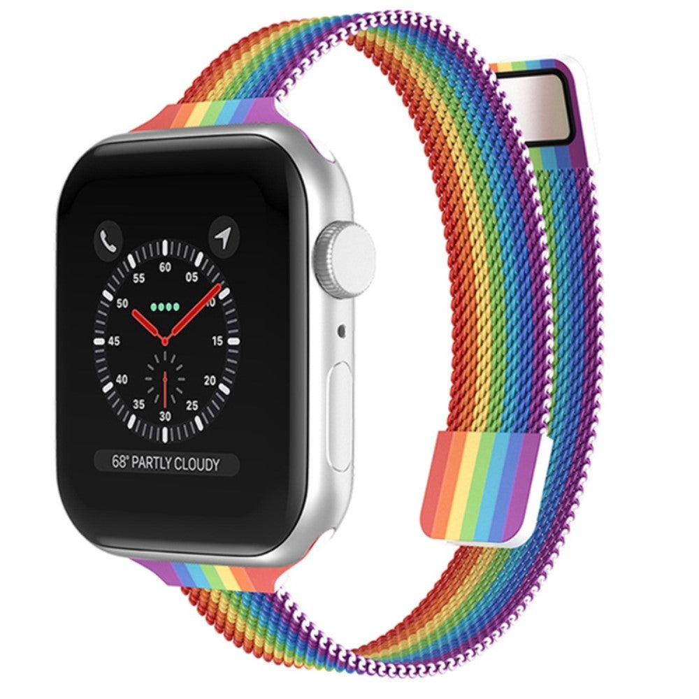 Rigtigt flot Apple Watch Series 7 41mm Metal Urrem - Flerfarvet#serie_2