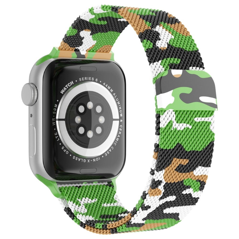 Super kønt Apple Watch Series 7 41mm Metal Rem - Grøn#serie_2