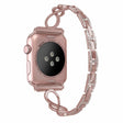 Oerhört tufft Universell Apple Metall och Strass Armband