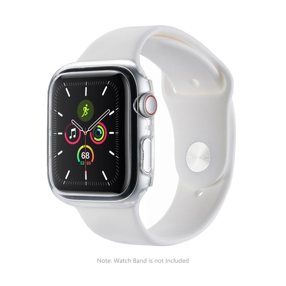 Godt Apple Watch Series 7 45mm Cover med Skærmbeskytter i Hærdet Glas - Gennemsigtig#serie_7