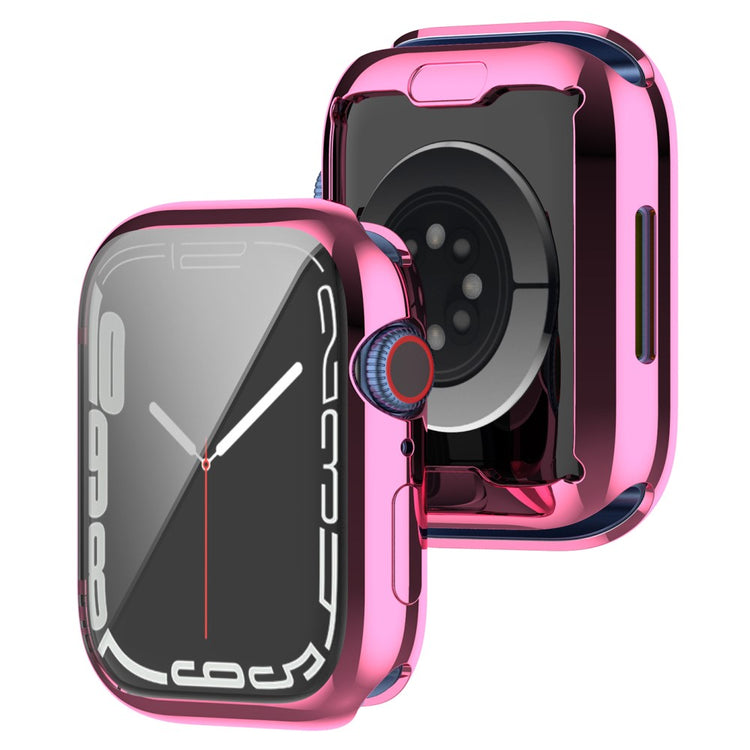 Grøn Apple Watch Series 7 45mm Silikone Cover#serie_1