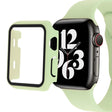 Apple Watch Series 7 45mm Hårdplast Skal med Klockarmband och Härdat glas