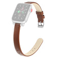 Underbart Apple Watch Series 7 45mm Äkta läder Armband - Storlek: L