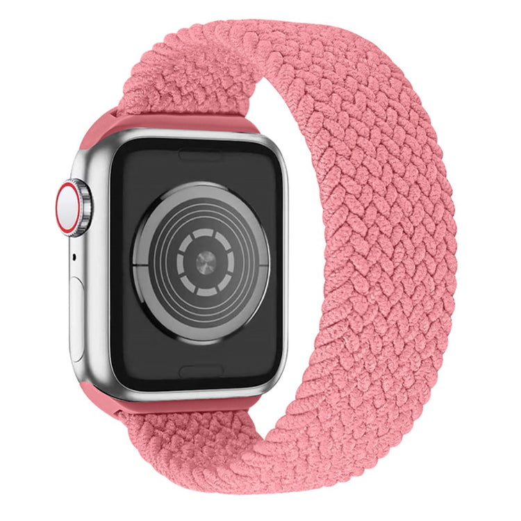 Superflot Apple Watch Series 7 45mm Nylon Rem - Størrelse: S - Pink#serie_21