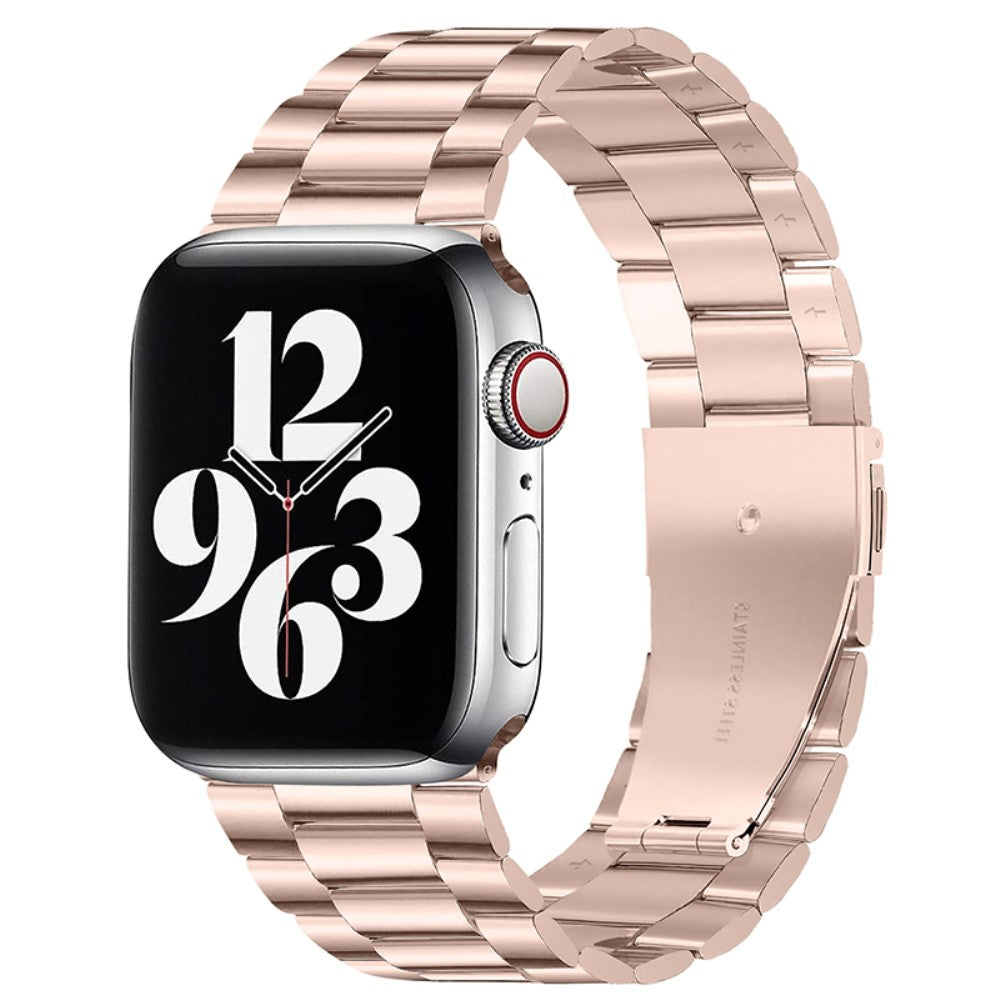 Mega pænt Apple Watch Series 7 45mm Metal Rem - Pink#serie_7