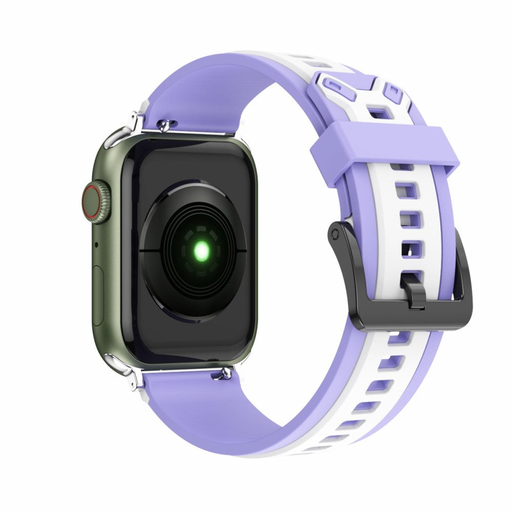 Vildt hårdfør Apple Watch Series 7 45mm Silikone Rem - Flerfarvet#serie_1