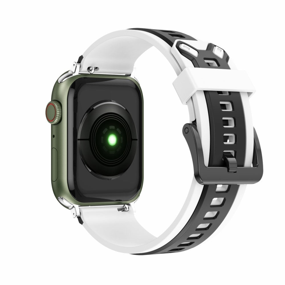 Vildt hårdfør Apple Watch Series 7 45mm Silikone Rem - Flerfarvet#serie_3